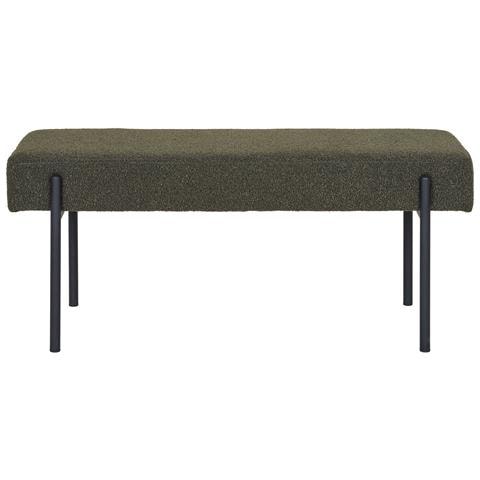 Panca Swindon - Verde - Schiuma - 36x100x42,5 Cm - Foto 1