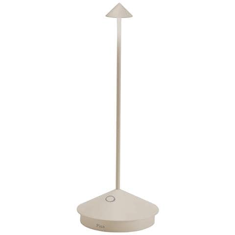 Lampada A Led Da Tavolo Pina Pro Sabbia Ricaricabile E Dimmerabile Senza Fili 2200-2700-3000k - Foto 1