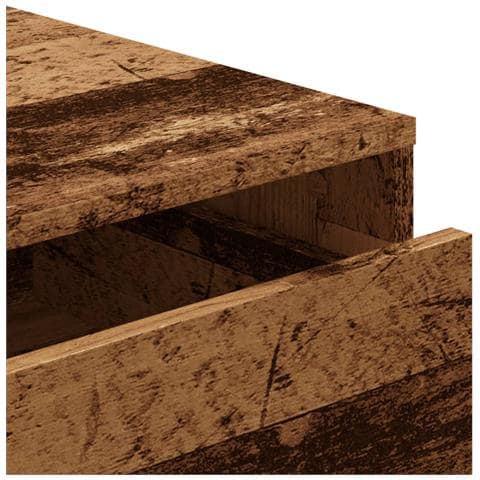 Cassettiera Angolare Legno Antico 80x41x58 cm Legno Multistrato - Foto 10