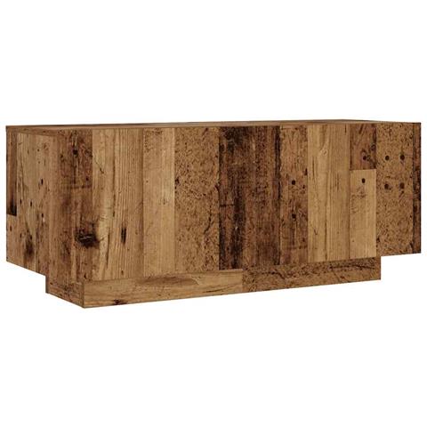 Mobile Porta TV con LED Legno Antico 200x35x40 cm Truciolato - Foto 2