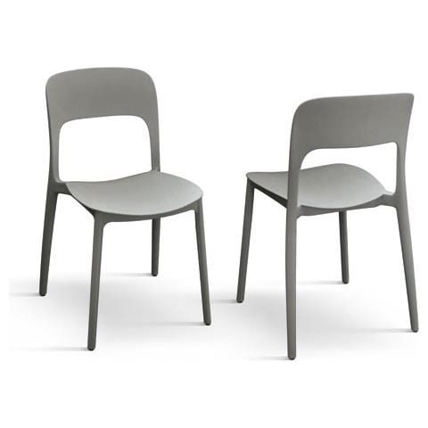 Satoshi - Sedia Di Design Moderno In Polipropilene - Foto 4