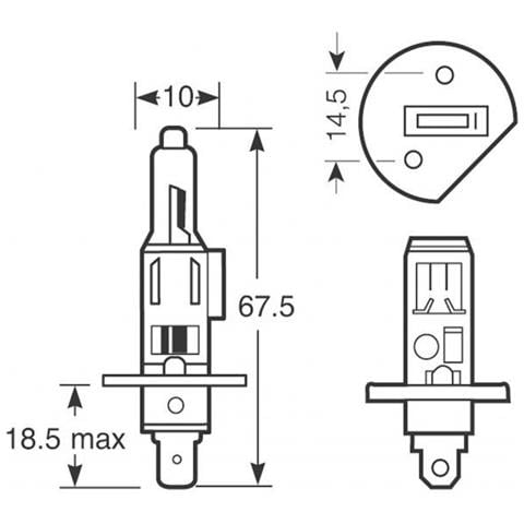 Lampadine Rallysport H1 12v 100w - Foto 2