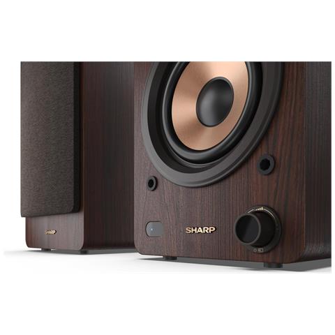 Altoparlanti Attivi da Desktop 60W Marrone Bluetooth - Foto 1