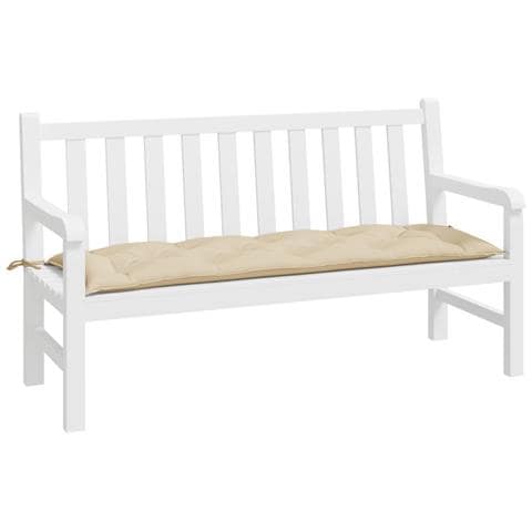 Cuscino Per Panca Beige 150x50x7 Cm In Tessuto Oxford - Foto 3