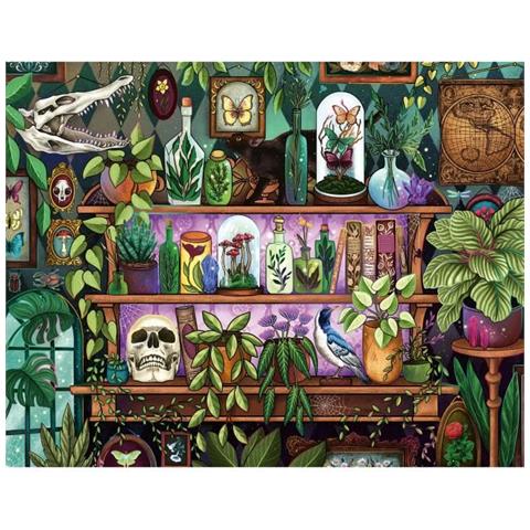 Puzzle Da 2000 Pezzi, Dai 14 Anni In Su, Cianfrusaglie E Oggetti Da Strega, Puzzle Di Qualità Premium Realizzato In Europa, Piante, 12001416 - Foto 1