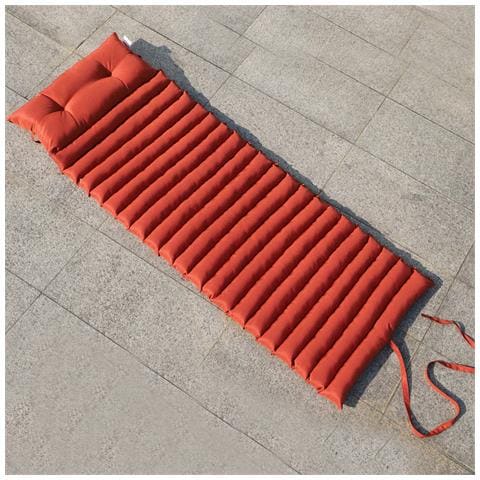 Set Di 2 Materassi Prendisole 180 Cm Terracotta - 2x Sormiou Terracotta - Foto 2