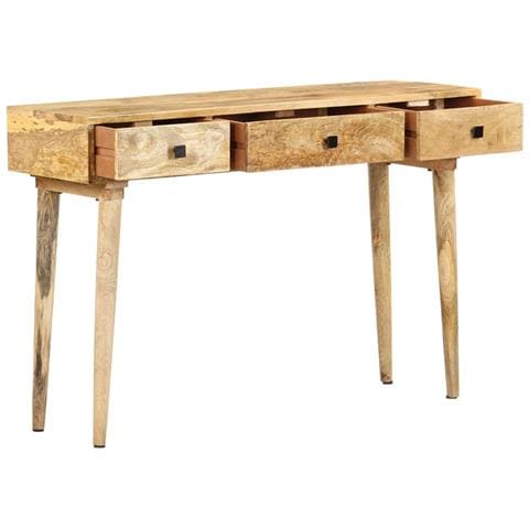 Tavolo Consolle 115x35x76 Cm In Legno Massello Di Mango - Foto 1
