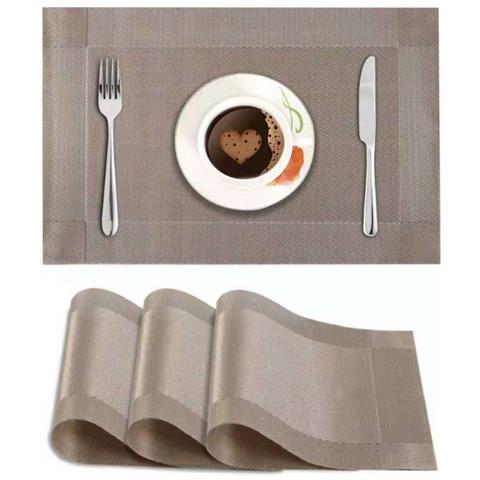 Set Di 6 Tovagliette - 30x45 Cm Yellow - Foto 1