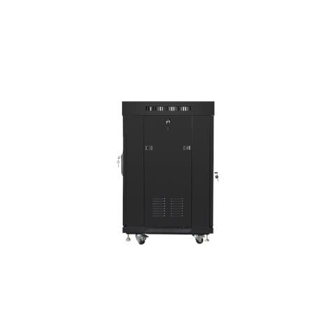 Lanberg FF01-6615-12BL, Rack indipendenti, 15U, 800 kg, Lucchetti, Griglie, Piedini regolabili - Foto 2