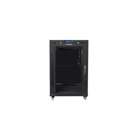Lanberg FF01-6615-12BL, Rack indipendenti, 15U, 800 kg, Lucchetti, Griglie, Piedini regolabili - Foto 5