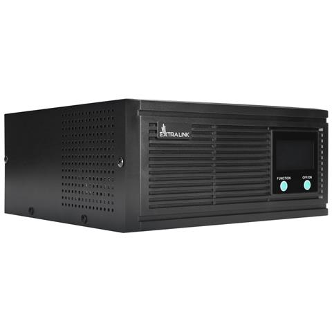 Extralink Invertitore di potenza Piorun 3000VA/2100W onda sinusoidale pura, tensione batteria 24VDC, Universale, Auto, 24 / 145 - 275 V, 45 - 65 Hz, 2100 W, 220 V - Foto 2