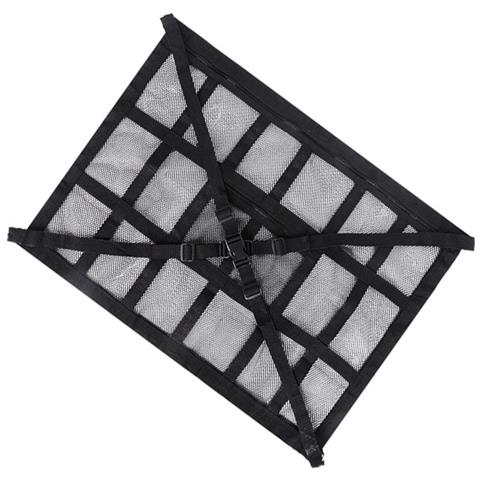 Rete Portaoggetti Per Tetto Auto 18 Scomparti, 90cm X 65cm, Nero, Compatibile Con Accessori Auto It - Foto 2