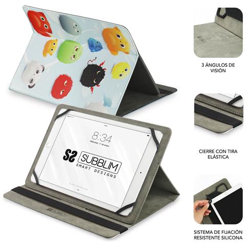 SUB-CUT-4TC001 custodia per tablet 25,6 cm (10.1") Custodia a libro - Foto 2