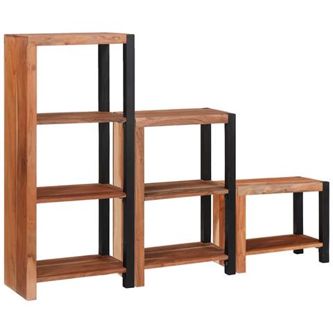 Libreria 3 pcs Marrone 50 x 30 x 110 cm - Foto 2