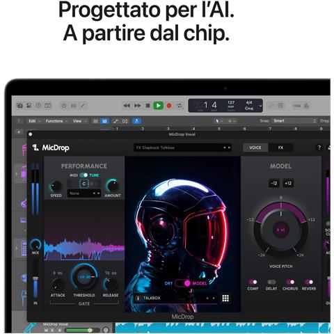 MacBook Pro 14" Chip M5 10-core CPU 10-core GPU, 16GB, 1TB SSD Argento - Foto 8