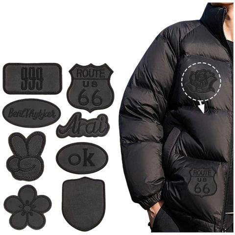 Toppe Di Riparazione In Pelle Autoadesive - Set Da 8 Pezzi Per Riparazione Abbigliamento - Foto 1