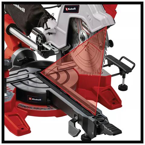 Troncatrice Radiale TE-SM 10 L Dual Lama 254 mm Potenza 2100 W Colore Rosso /Nero - Foto 7