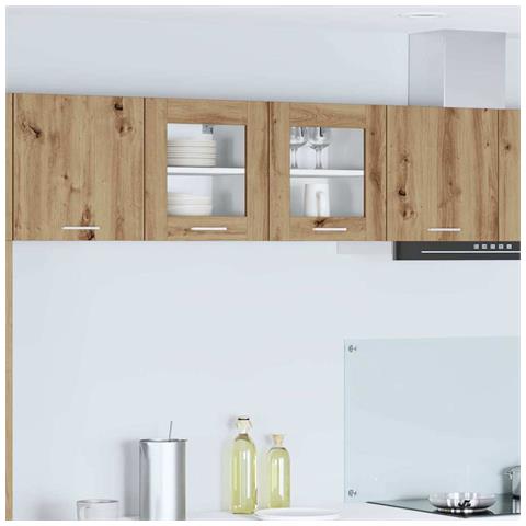 Armadio pensile Riga Rovere artigianale 40 x 31 x 40 cm - Foto 2