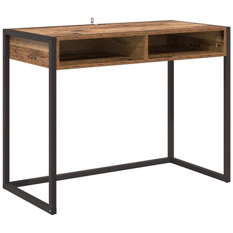 Scrivania Legno vecchio 100 x 50 x 75 cm Legno multistrato - Foto 1