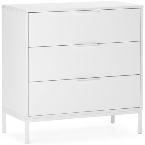 Cassettiera Auri 3 Cassetti Colore Bianco - Foto 1