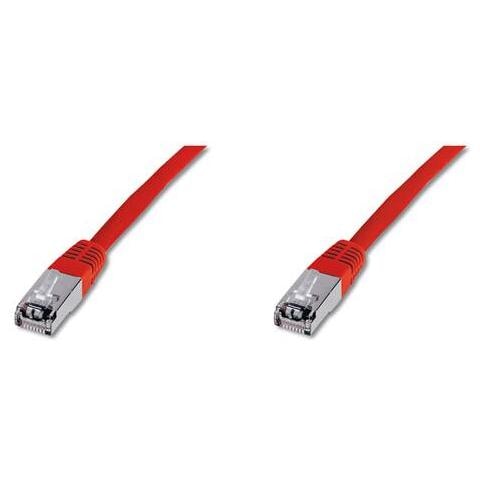 Cavo Rete S-Ftp Cat. 6 Doppia Schermatura Ls0H Colore Rosso Mt. 10 - Foto 1