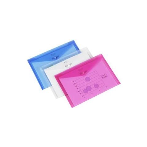 Confezione 5 Buste con Bottone Colori Assortiti - Foto 1