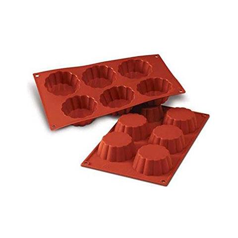 Stampo Briochette Can 6 Cavita 8cm Classic Silicone - Foto 3