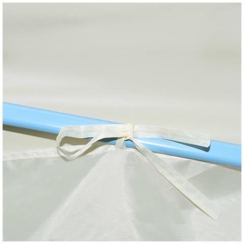 Tenda Pieghevole Pop-up Con 8 Pareti Laterali 3x9 M Crema - Foto 10