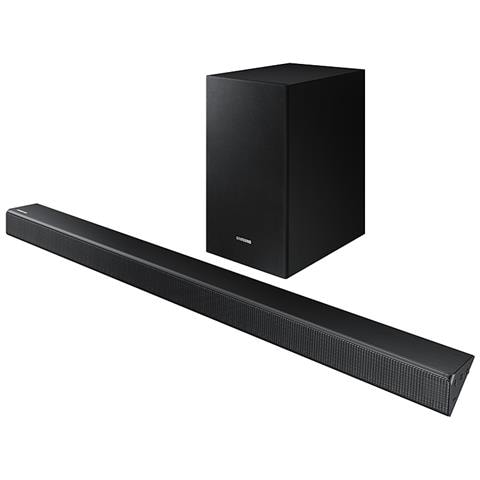 Soundbar HW-R550 Sistema 2.1 Subwoofer Wireless / Bluetooth Potenza 320W - Nero - Foto 2