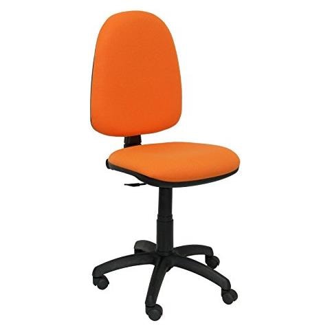 04 Cp - Sedia Ergonomica Con Sedile Imbottito E Schienale In Tessuto Bali, Arancio - Foto 1