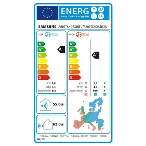 Condizionatore Fisso Monosplit F-AR09ART AR35 Potenza 9000 BTU / H Classe A++ / A+ Inverter  - Foto 2