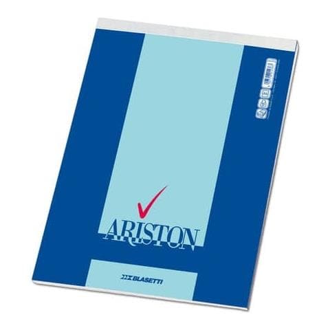 Blocco Con Punto Metallico Ariston 70 Ff Righe 1r A4 - 21x29,7 Mm 1070 (conf. 10) - Foto 1
