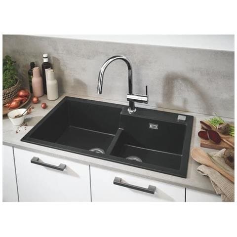 Miscelatore Monocomando Lavello Minta 32321002 - Doccetta Estraibile 2 Getti - Bocca C - Bocca Tubo Girevole 360° - Valvola Di Non Ritorno - Cromo - Foto 4