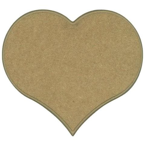 Tovaglietta Di Legno Mdf - Cuore - Foto 1