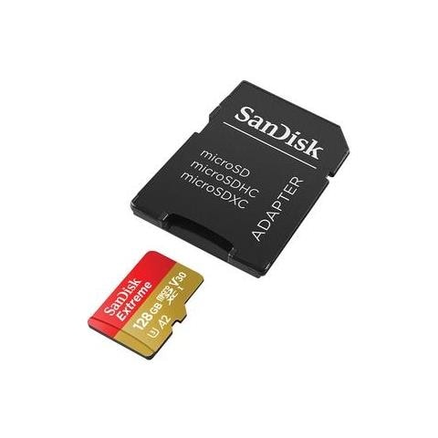 Scheda di Memoria MicroSDXC Extreme 128 GB UHS-I di Classe 10 Velocità 160 MB / s con Adattatore - Foto 3