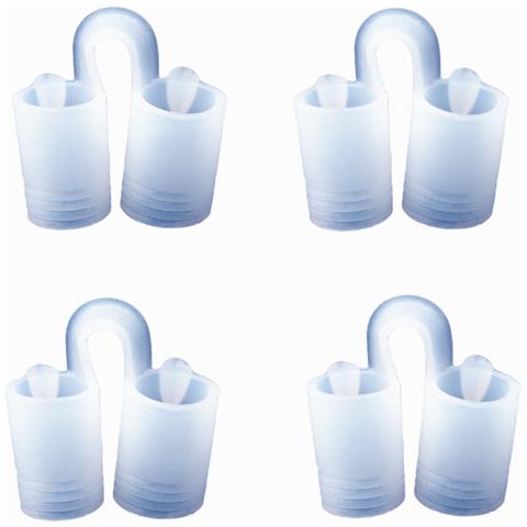 Anti-russamento Clip Per Naso Contro Il Russamento, Confezione Da 4 Transparent - Foto 1