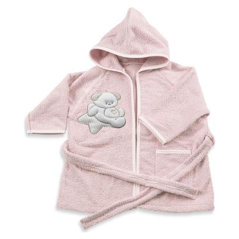 Accappatoio 50 4050 371 Sweet Con Cappuccio Rosa - Foto 1