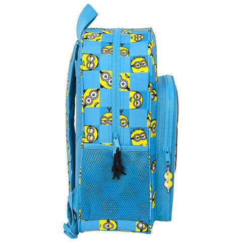 Zaino Scuola Minions Minionstatic Azzurro (33 X 42 X 14 Cm) - Foto 3