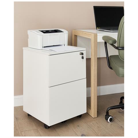 Armadietto Da Ufficio Johnson Bianco - Foto 1