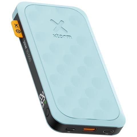 Powerbank Fuel Serie 5 Pd 20w Da 10.000mah Usb-a/2 Usb-c Con Display Digitale, Blu - Foto 1