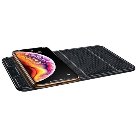 Folding Self-adhesive Smarthone & Device Nanopad Holder On Dashboard (205 X 122mm) Black - Foto 5