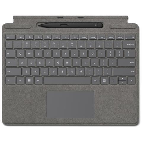 Surface Pro Signature Keyboard w / Slim Pen 2 Cover port Platino - Foto 1