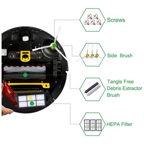 Kit Di Sostituzione Per Roomba Serie 800 E 900 - Foto 2