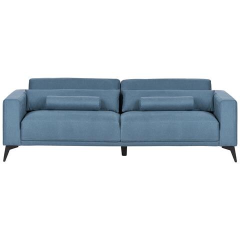 Divano 3 Posti Ange Tessuto Blu - Foto 2