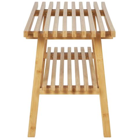 Panca Ember - Marrone - Bamboo - 70x28x45 Cm - Foto 3