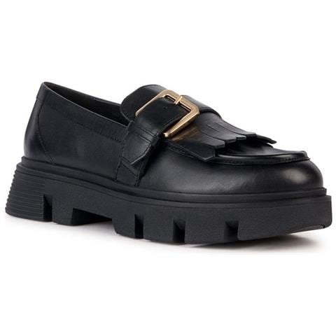 Vilde Loafer Mocassino Pelle Di Mucca Scarpe Donna Nero Eu 36, D36uac 00085 C9999 - Foto 1