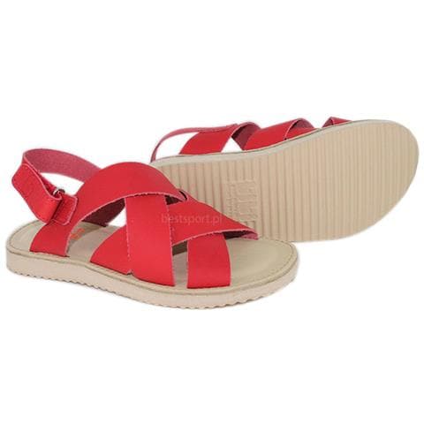 Sandali Leggeri In Pelle Rossa Con Velcro Per Bambini 33 - Foto 3