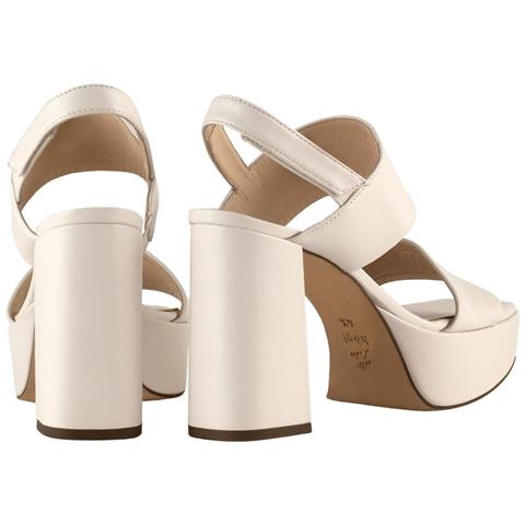Cindy Sandals Sandali Pelle Scarpe Donna Bianco Eu 41, 5-105930 1200 - Foto 3