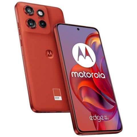 Moto Edge 50 Neo 5G 256GB 8GB Ram Display 6.36 Main Camera 50MP NanoSIM+eSIM Android 14 Dimensity 7300 4310mAh Pantone Poinciana - Foto 1