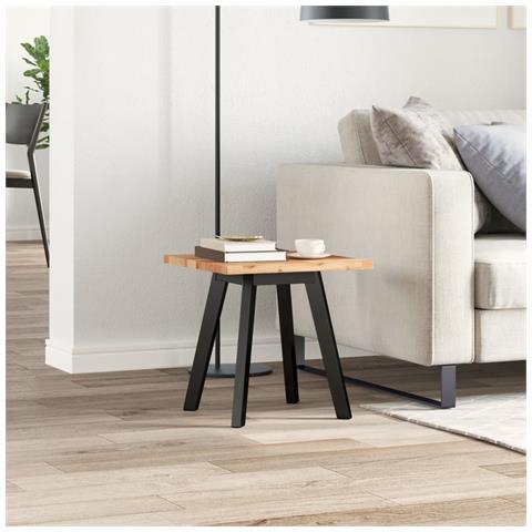 Piano Tavolo Quadrato 40x40x2 Cm In Legno Massello Di Acacia - Foto 3